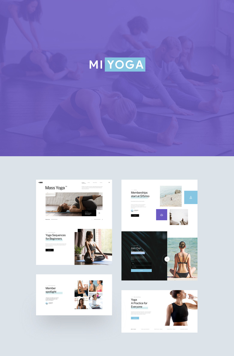 高端瑜伽健身品牌网站设计策略